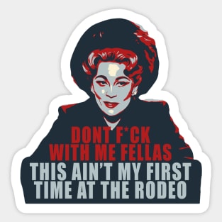 first rodeo Sticker